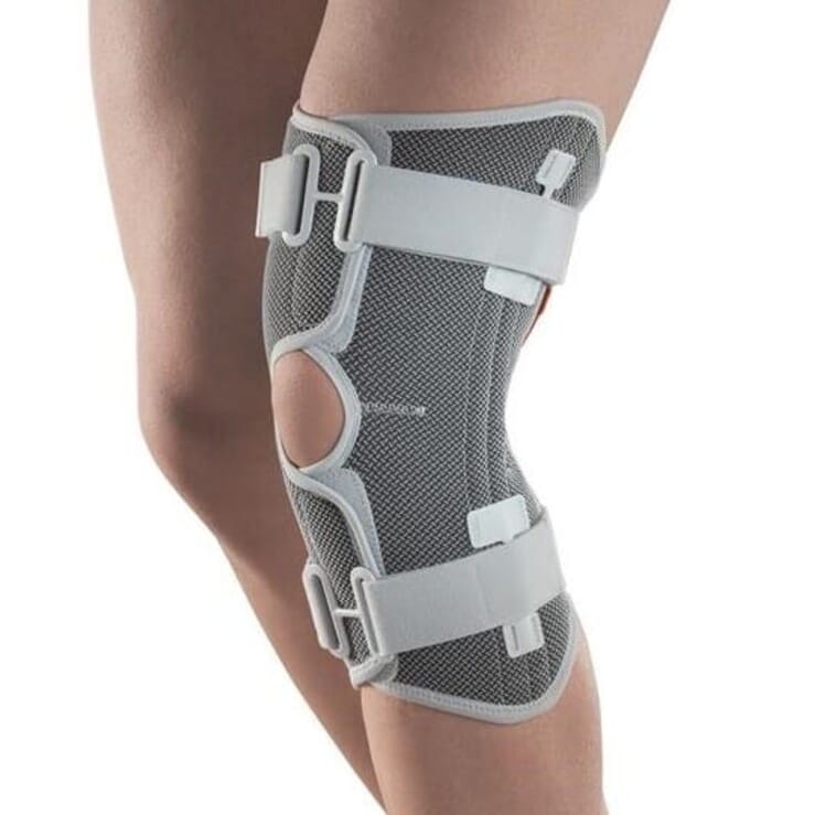 wrap around hinged knee support