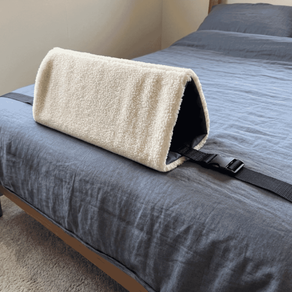 wrap around mattress support on bed