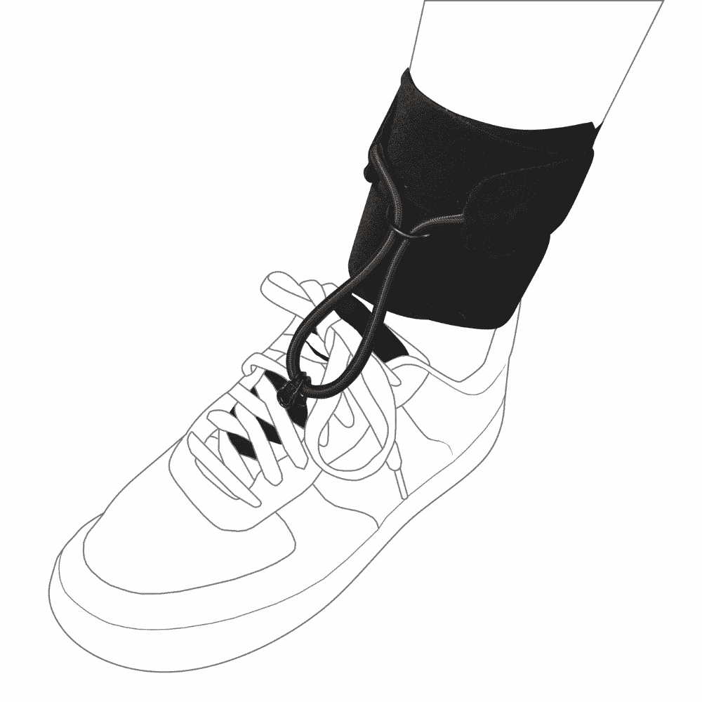 x fix ankle brace front
