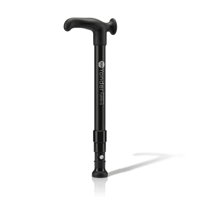 yonder telescopic walking stick black
