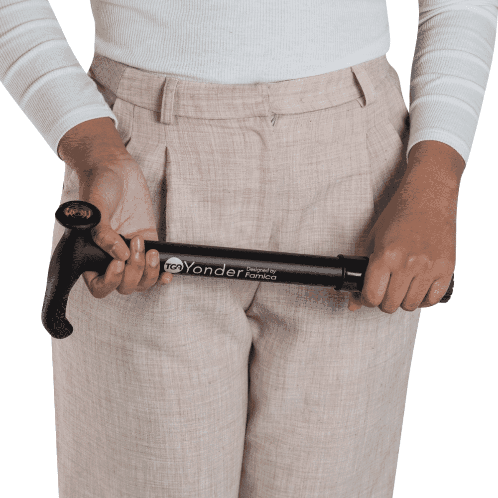 yonder telescopic walking stick detail