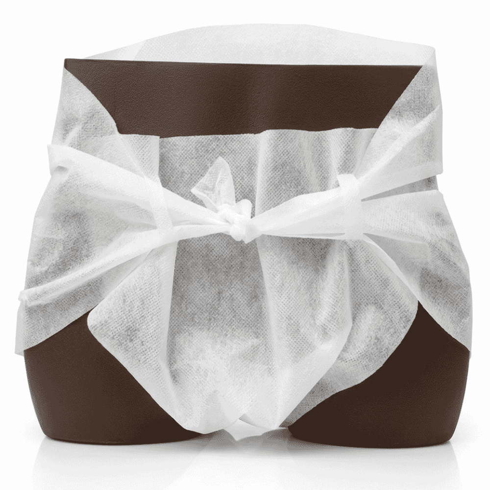 youth disposable nappy liners pack of 5 in use