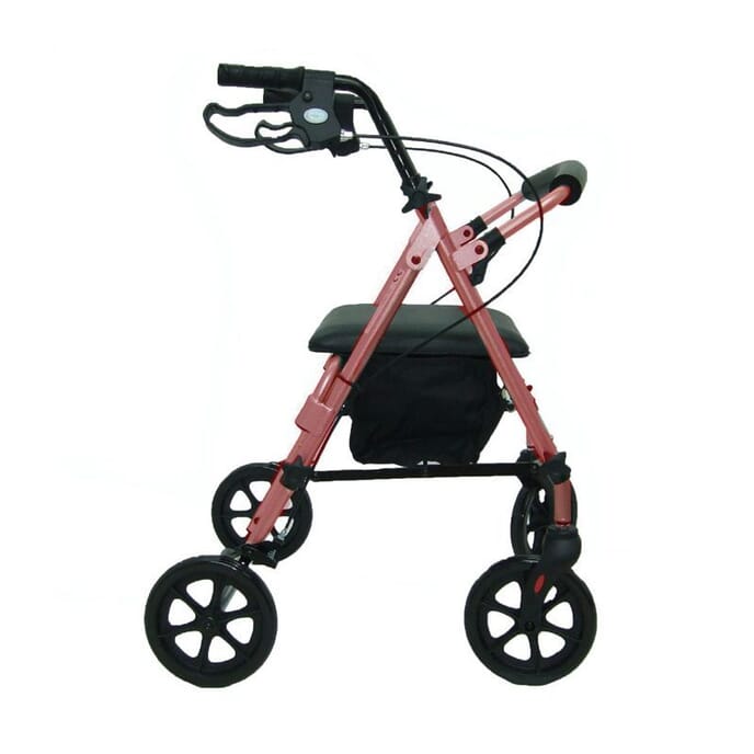 z tec compact lite aluminium 4 wheel rollator1