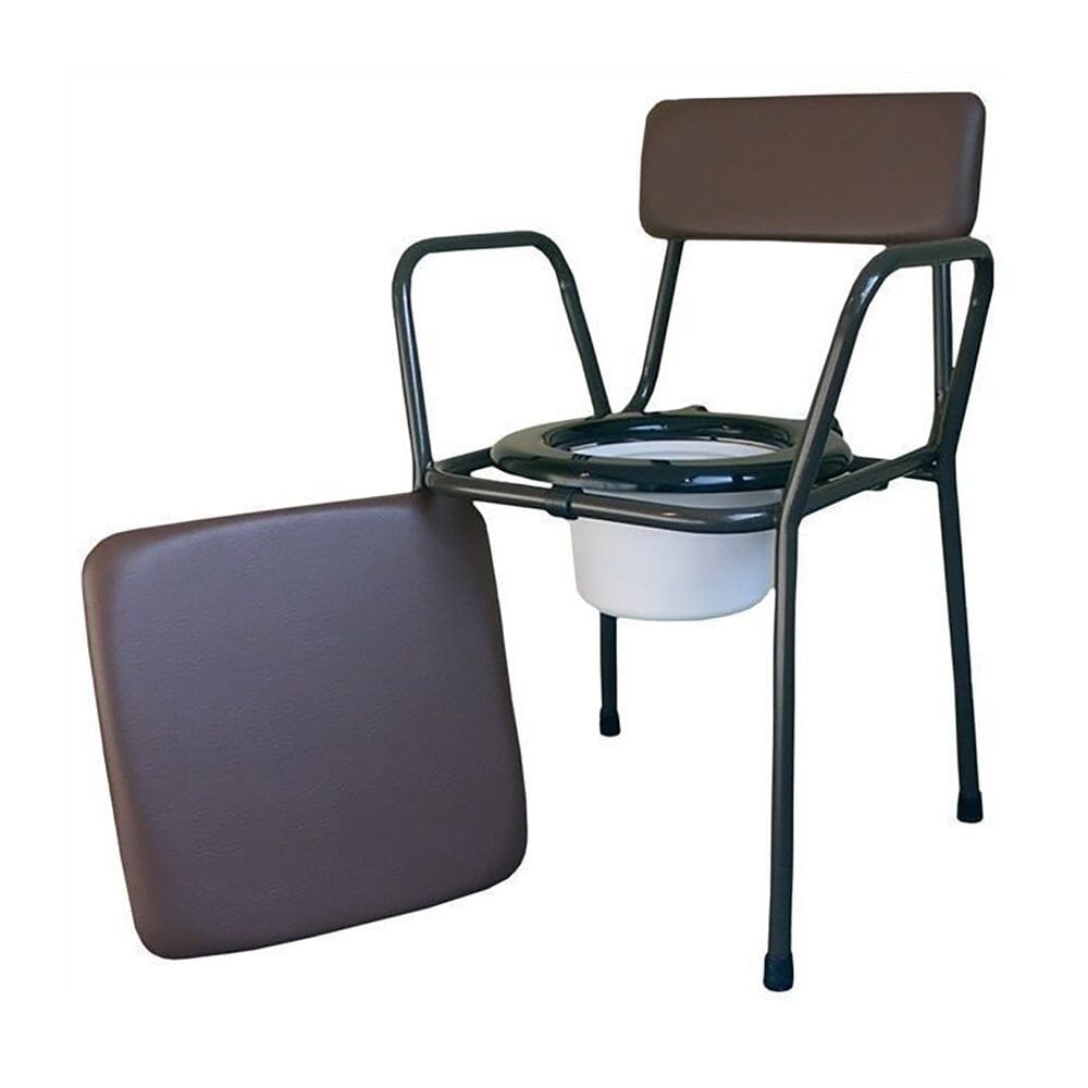 Fixed Height Stacking Commode