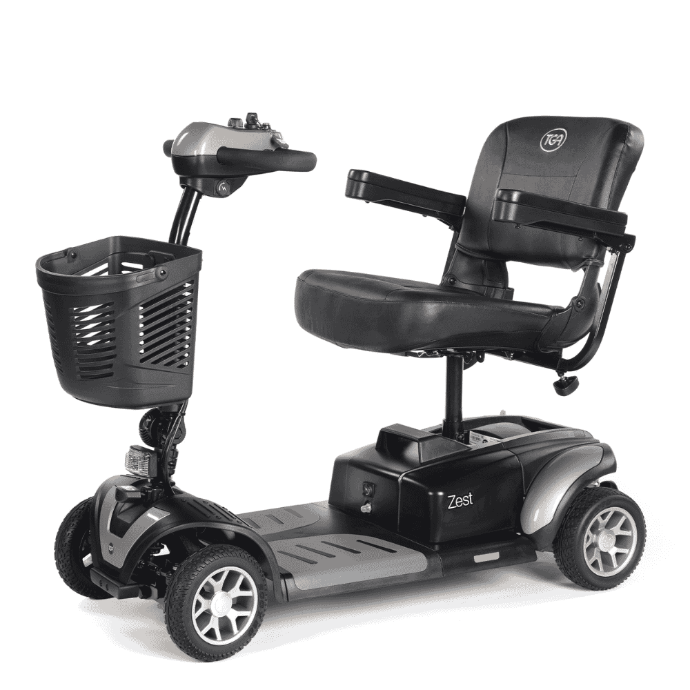 zest mobility scooter silver