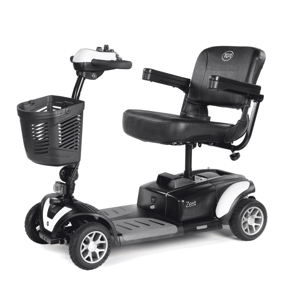zest mobility scooter white