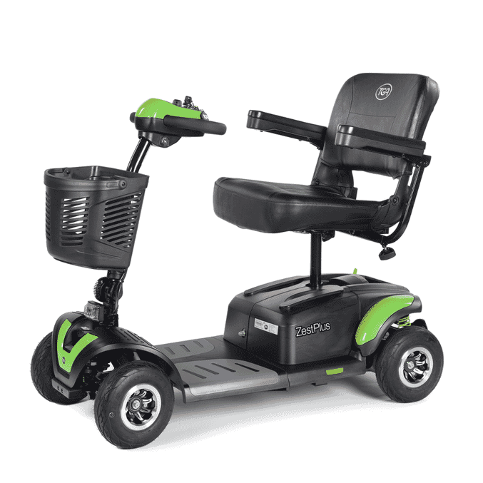 zest plus mobility scooter green