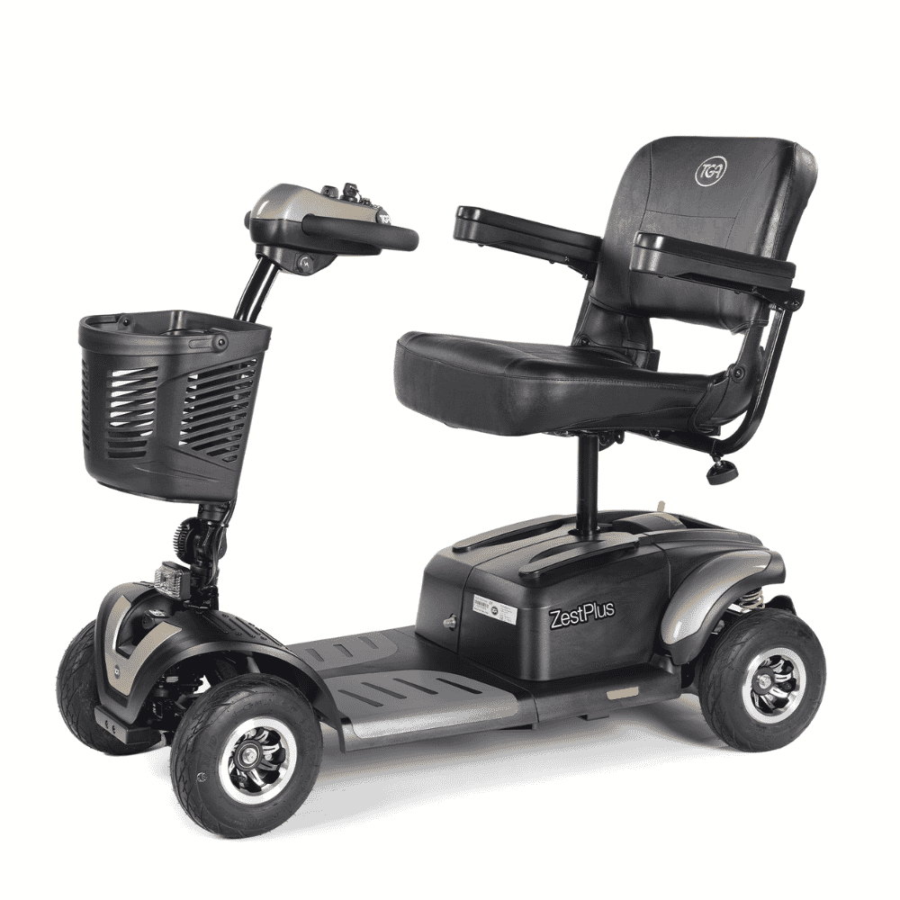 zest plus mobility scooter silver