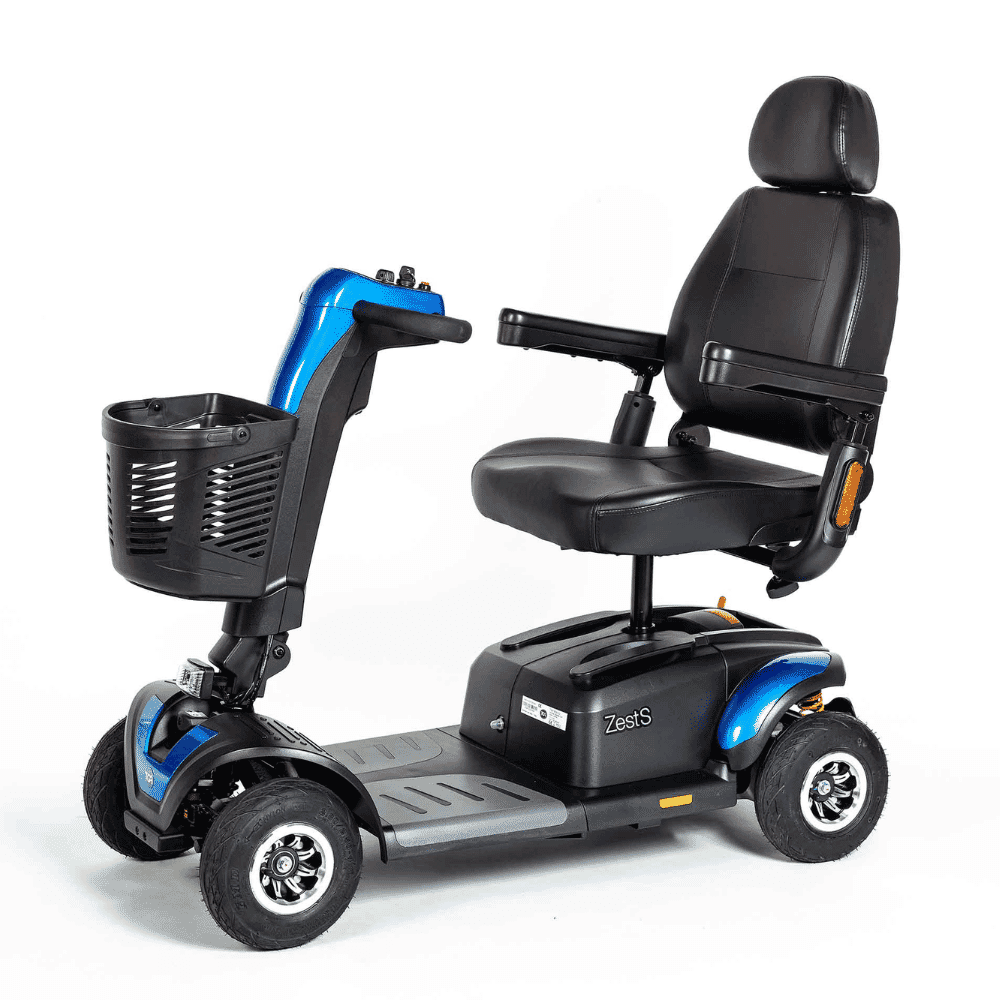 zest s mobility scooter blue