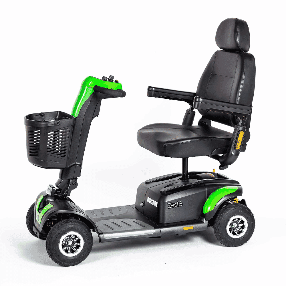 zest s mobility scooter green