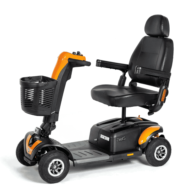 zest s mobility scooter orange