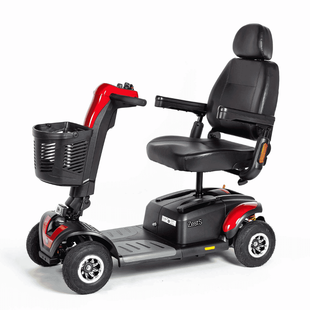 zest s mobility scooter red