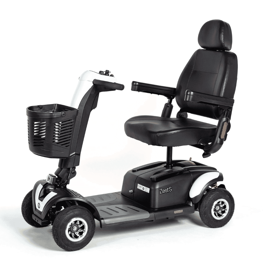 zest s mobility scooter white