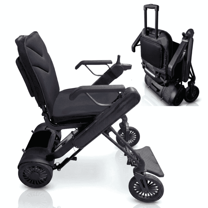 zeus auto folding electric wheelchair