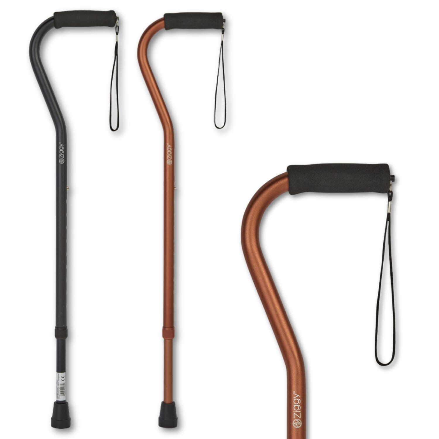 Ziggy Offset Walking Sticks