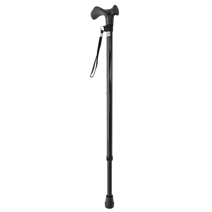 View ZTec Fixed Cane with Ergonomic Palm Swell Handle Left information